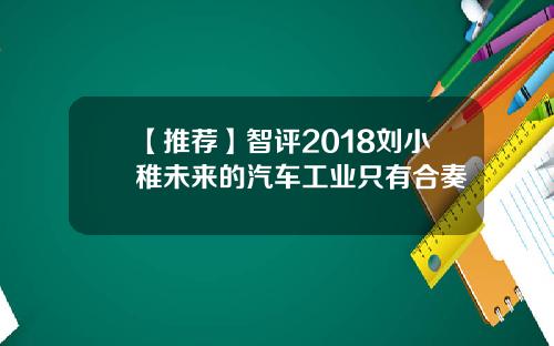 【推荐】智评2018刘小稚未来的汽车工业只有合奏