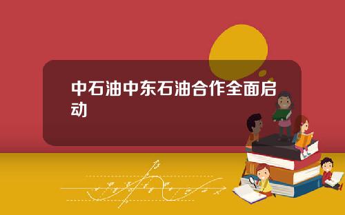 中石油中东石油合作全面启动