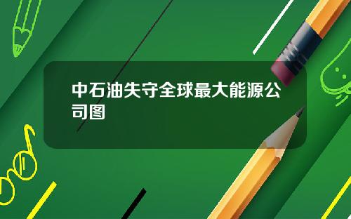中石油失守全球最大能源公司图