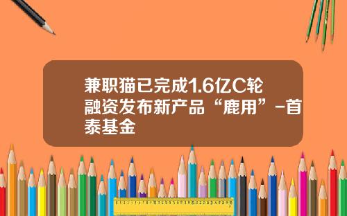 兼职猫已完成1.6亿C轮融资发布新产品“鹿用”-首泰基金