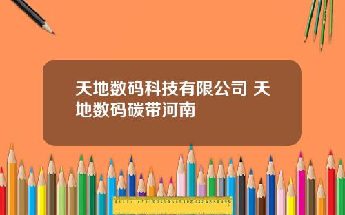 天地数码科技有限公司 天地数码碳带河南