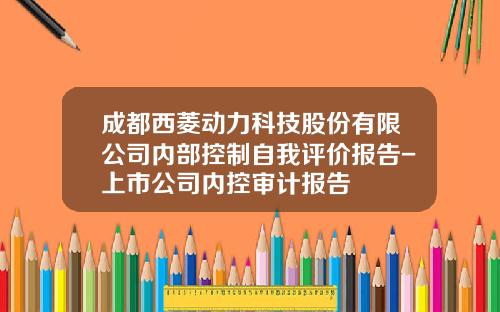 成都西菱动力科技股份有限公司内部控制自我评价报告-上市公司内控审计报告