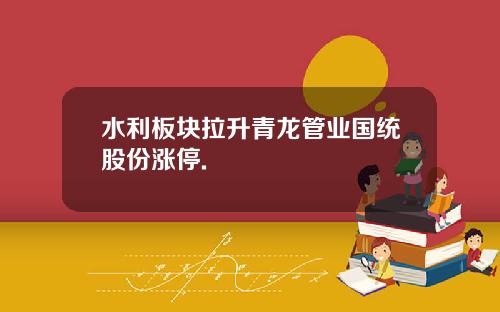 水利板块拉升青龙管业国统股份涨停.
