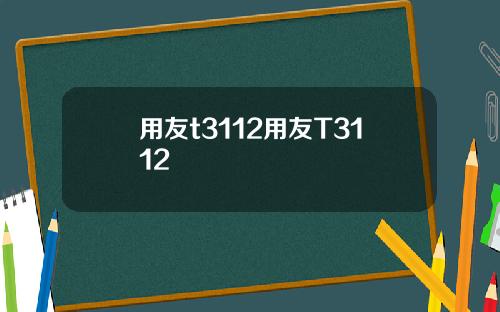 用友t3112用友T3112