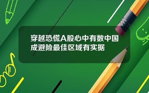 穿越恐慌A股心中有数中国成避险最佳区域有实据