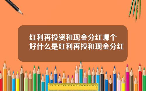 红利再投资和现金分红哪个好什么是红利再投和现金分红
