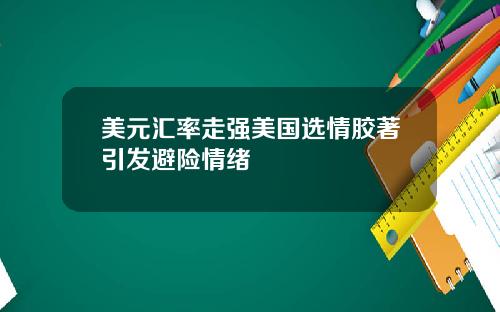美元汇率走强美国选情胶著引发避险情绪