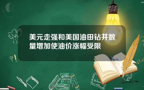 美元走强和美国油田钻井数量增加使油价涨幅受限