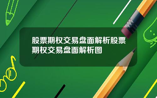 股票期权交易盘面解析股票期权交易盘面解析图
