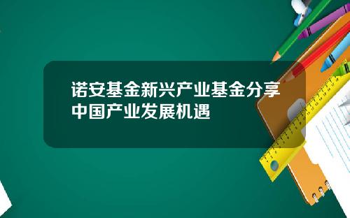 诺安基金新兴产业基金分享中国产业发展机遇
