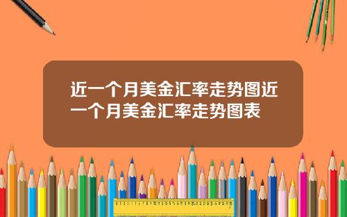 近一个月美金汇率走势图近一个月美金汇率走势图表