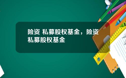 险资 私募股权基金，险资私募股权基金