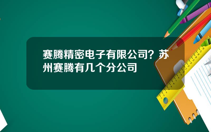 赛腾精密电子有限公司？苏州赛腾有几个分公司